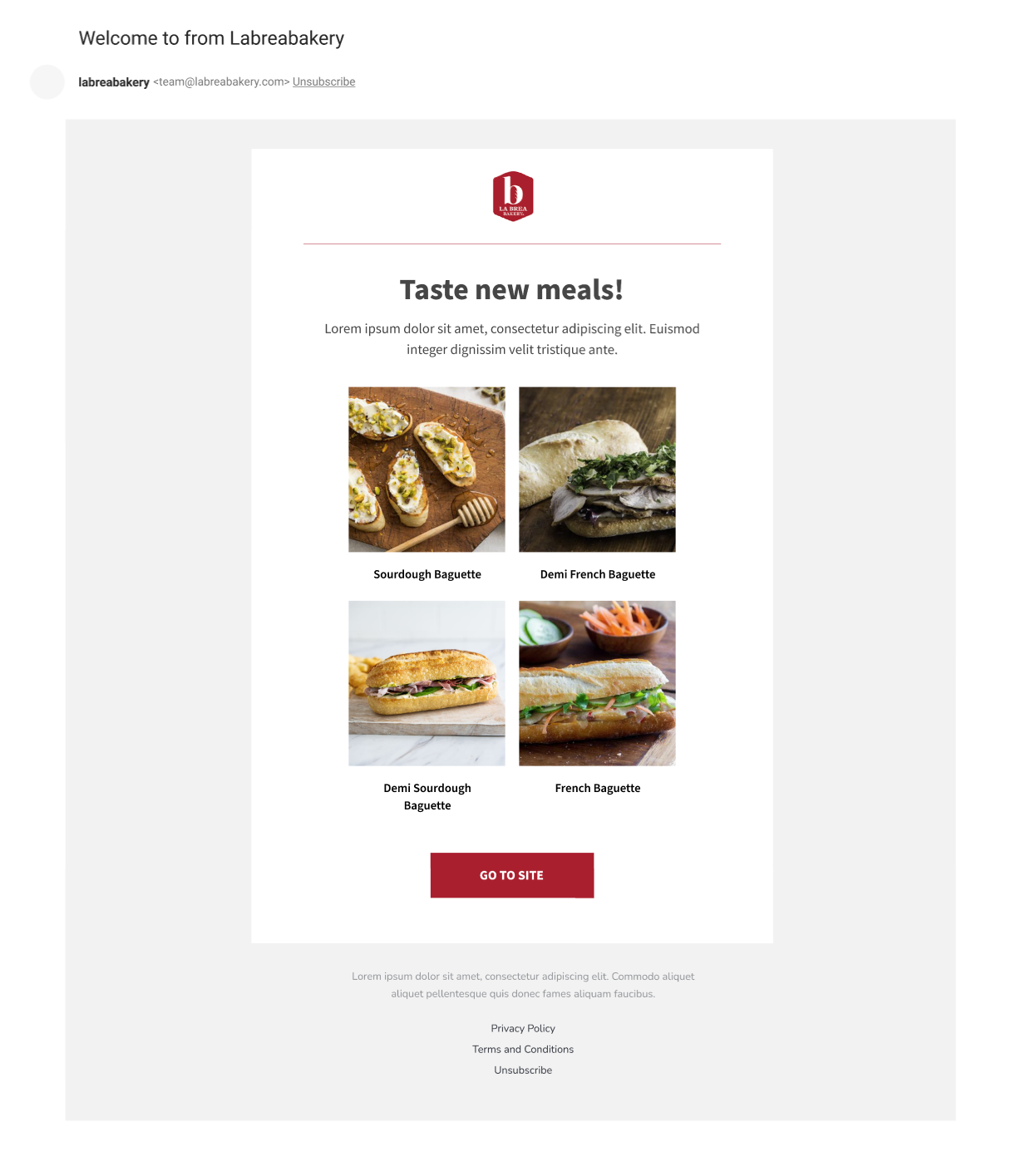 Email Template 87